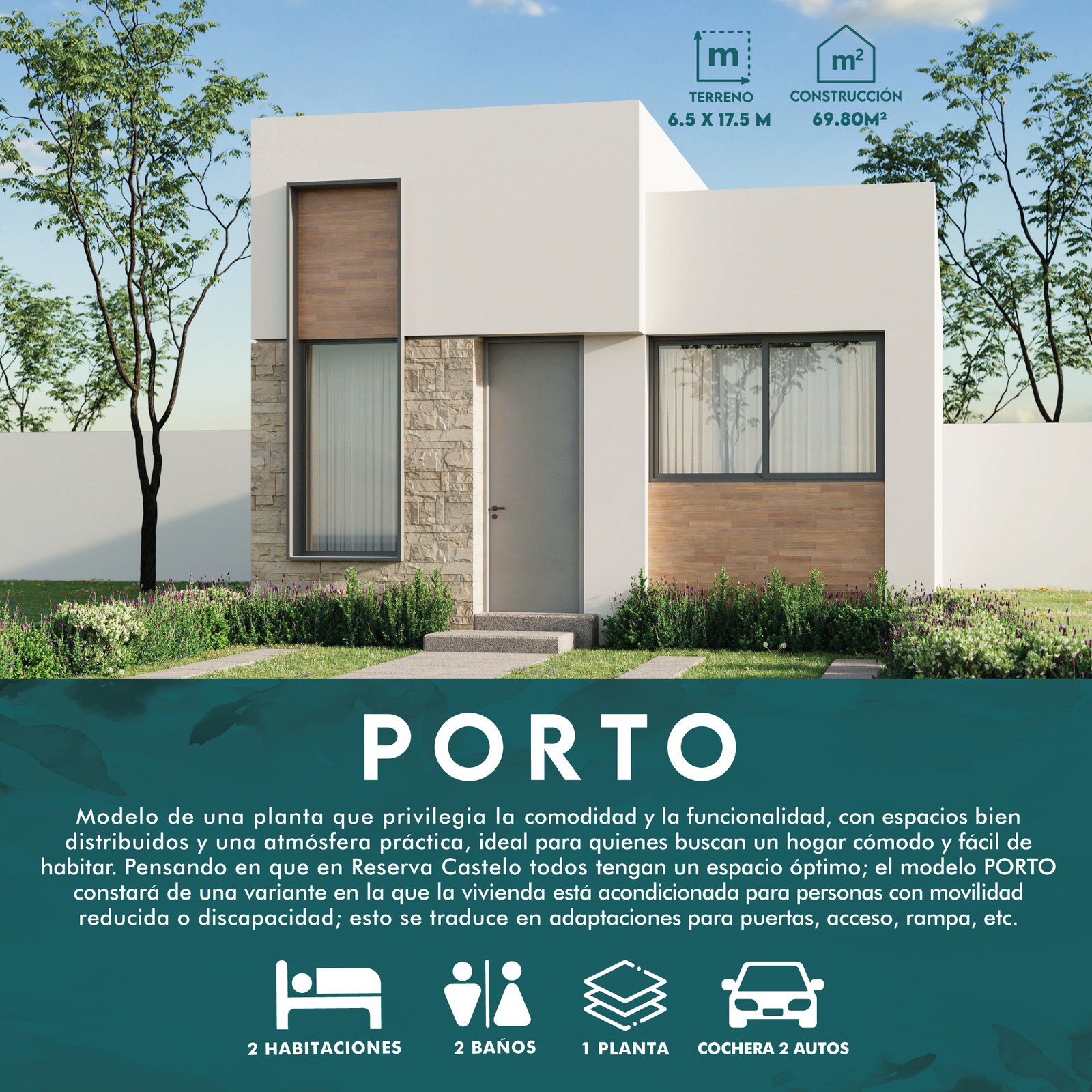 Ficha técnica del modelo Porto